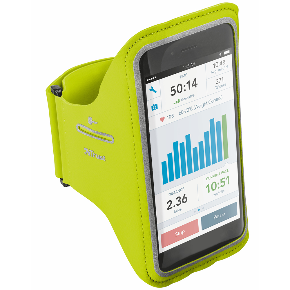 Чохол-пов'язка TRUST UR BRACUS Sport Arm Band для Apple iPhone 6 Plus/6S Plus Lime green (20896)