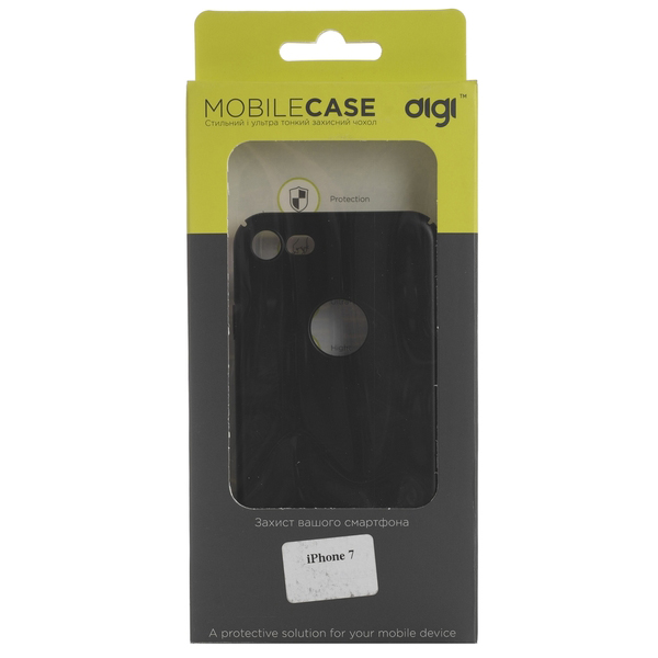 Чехол DIGI Full cover PC для Apple iPhone 7 (6315376) Цвет черный