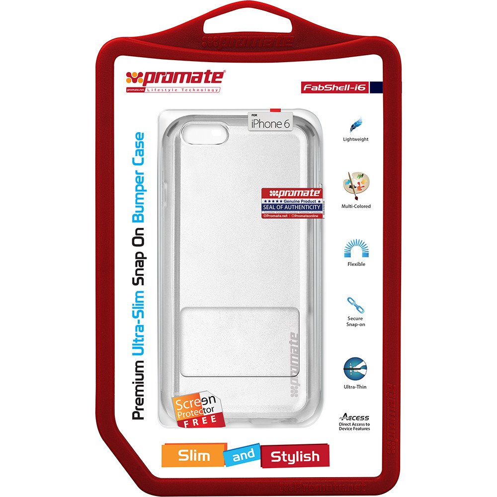 Чохол PROMATE FabShell-I6 для iPhone 6/6s White