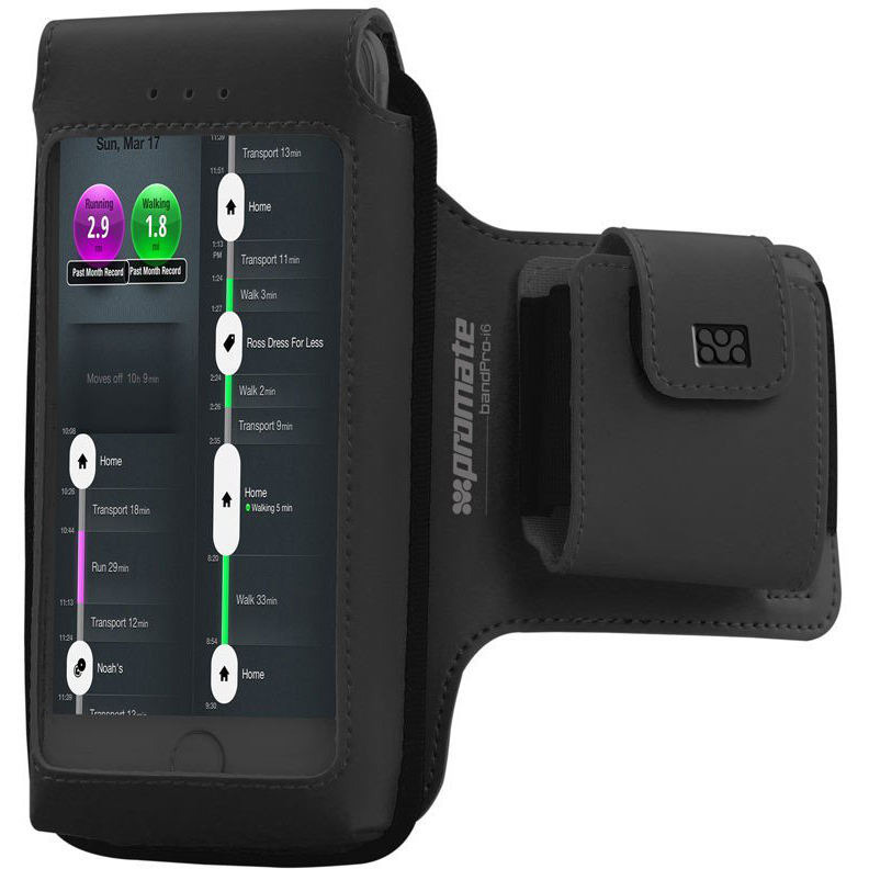 Спортивный чехол на руку PROMATE BandPro-I6 для iPhone 6/6s Black