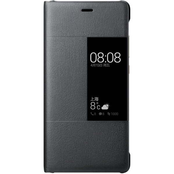 Чехол HUAWEI P9 Rimless View Flipcase Dark Gray (51991510)