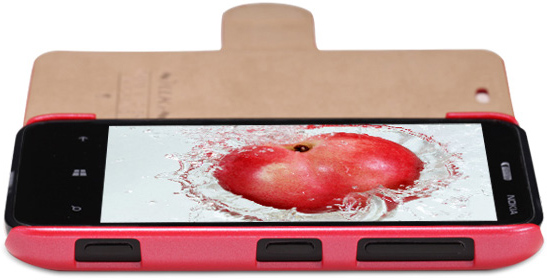 Чохол NILLKIN Nokia Lumia 620 - Fresh Series Leather Case (Red) Тип чохол-книжка