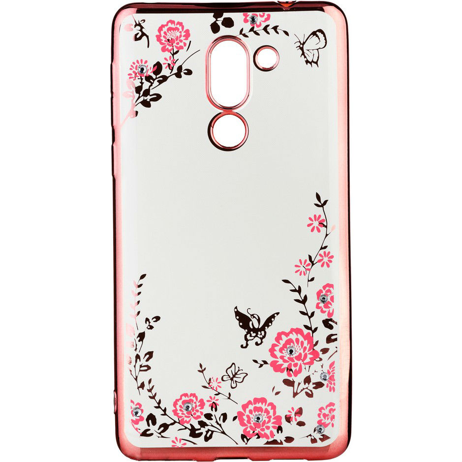 Чохол BECOVER Flowers для Huawei GR5 2017 Pink (701296)