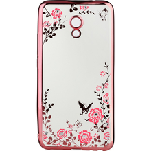 Харьков - Чехол BECOVER Flowers Series для Meizu MX6 Pink (701308)