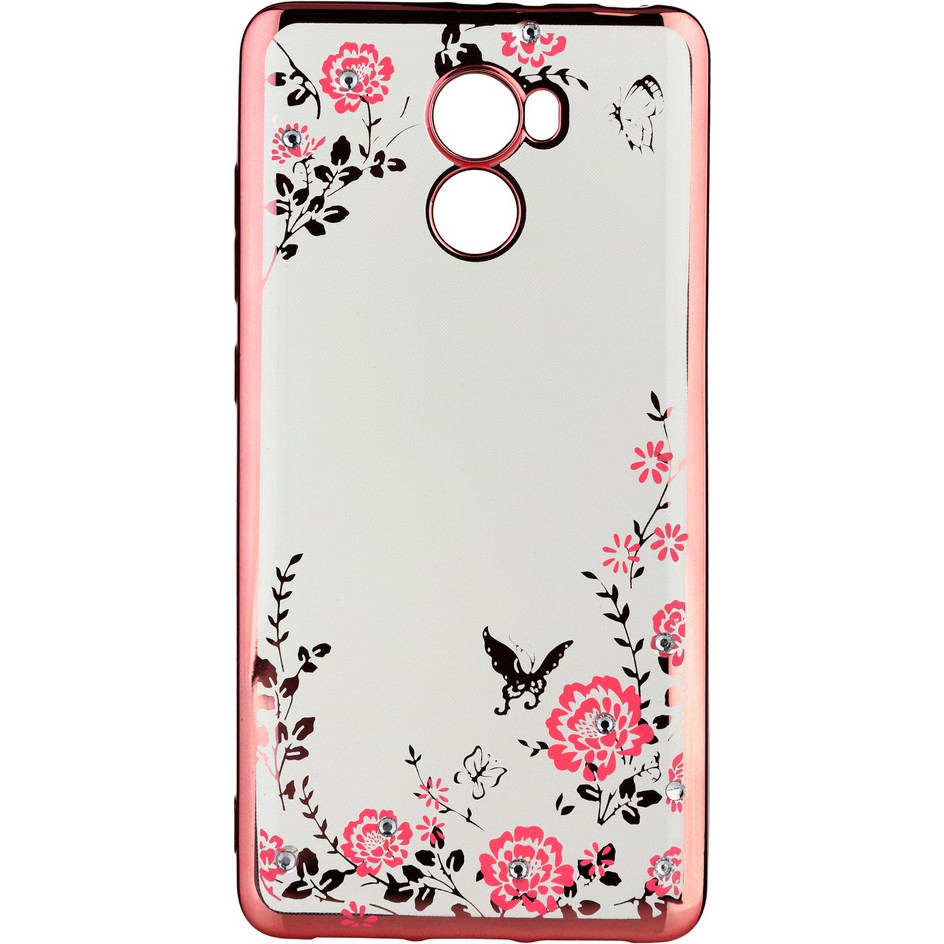 Чохол BECOVER Flowers для Xiaomi Redmi 4 Pink (701318)