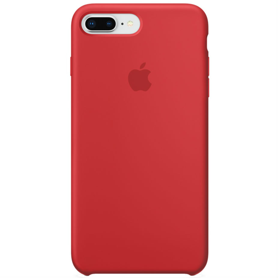 Чехол APPLE iPhone 8Plus/7Plus Silicone Case RED (MQH12ZM/A)