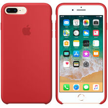 Чехол APPLE iPhone 8Plus/7Plus Silicone Case RED (MQH12ZM/A)