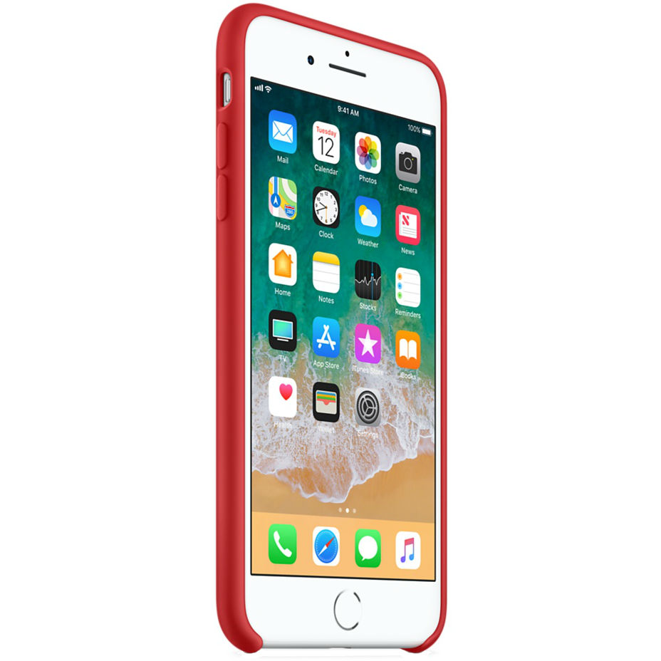 Чехол APPLE iPhone 8Plus/7Plus Silicone Case RED (MQH12ZM/A) Цвет красный