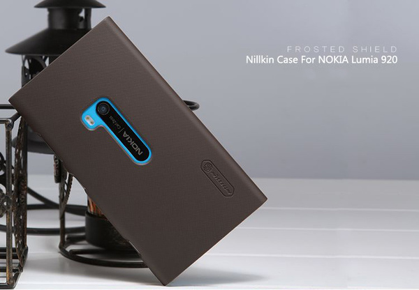 Чохол NILLKIN Nokia Lumia 920 - Super Frosted Shield (Brown) Тип чохол-накладка