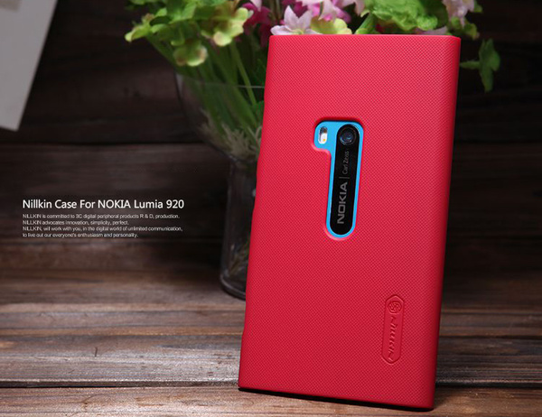 Чохол NILLKIN Nokia Lumia 920 - Super Frosted Shield (Red) Тип чохол-накладка