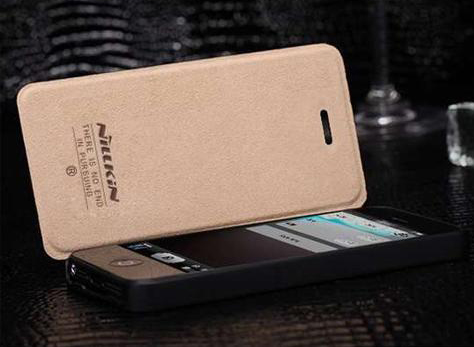 Чохол NILLKIN iPhone 5 - Crossed Leather Style Case (Black) Матеріал пластик