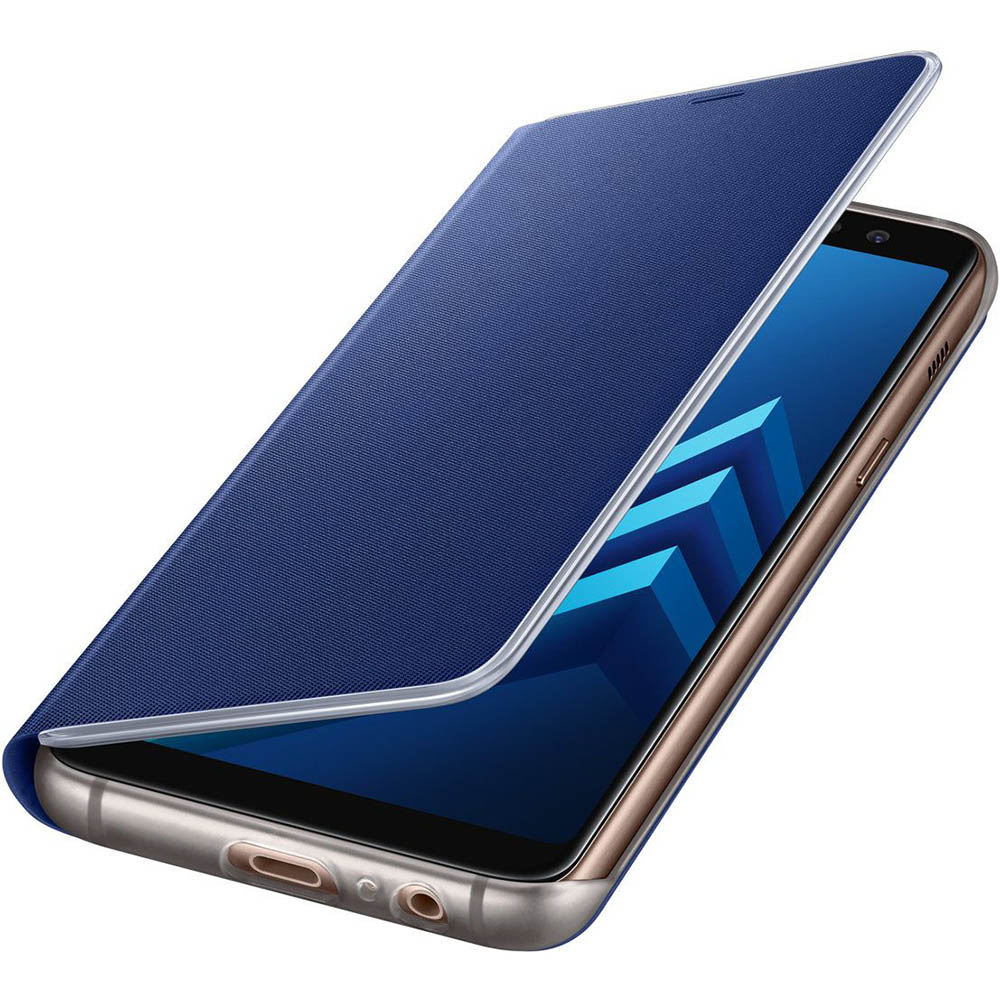 Чехол SAMSUNG GALAXY A8 2018 Neon Flip Cover Blue (EF-FA530PLEGRU) - в  интернет-магазине Фокстрот: цены, отзывы, характеристики | купить в Киеве,  Харькове, Днепропетровске, Одессе - Украина