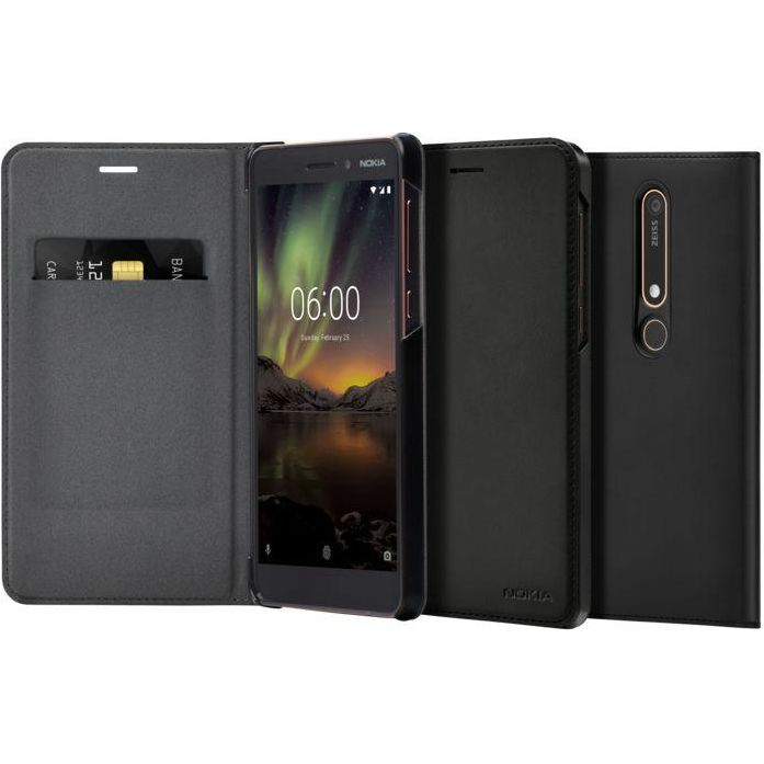 Чохол NOKIA CP-308 (Nokia 6.1 Flip Cover Black) (1A21RSF00VA) Тип чохол-книжка