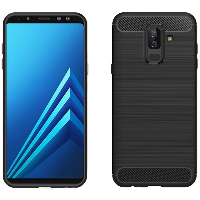 Чохол GLOBALCASE Leo для Samsung Galaxy A6+ 2018 Black (1283126485442) Колір чорний