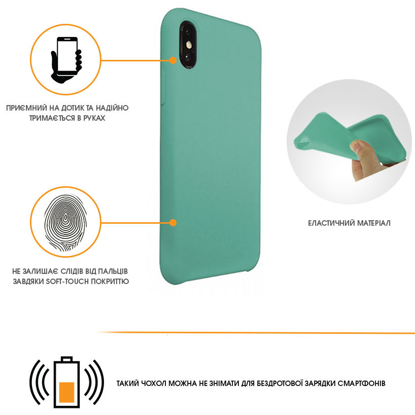 Чохол INTALEO (Velvet) для Samsung Galaxy A6+(A605) (бірюзовий) Тип чохол-накладка