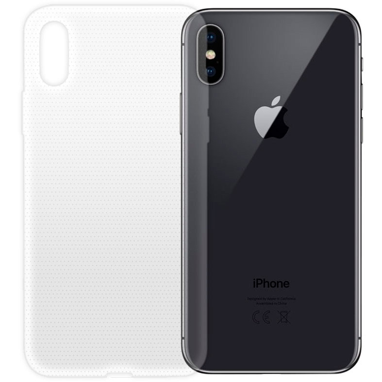 Чохол GLOBAL Extra Slim для Apple iPhone XS (світлий) (1283126487361)