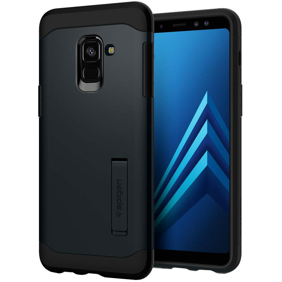 Чехол SPIGEN Galaxy A8 2018 Slim Armor Black (590CS22753) - в  интернет-магазине Фокстрот: цены, отзывы, характеристики | купить в Киеве,  Харькове, Днепропетровске, Одессе - Украина