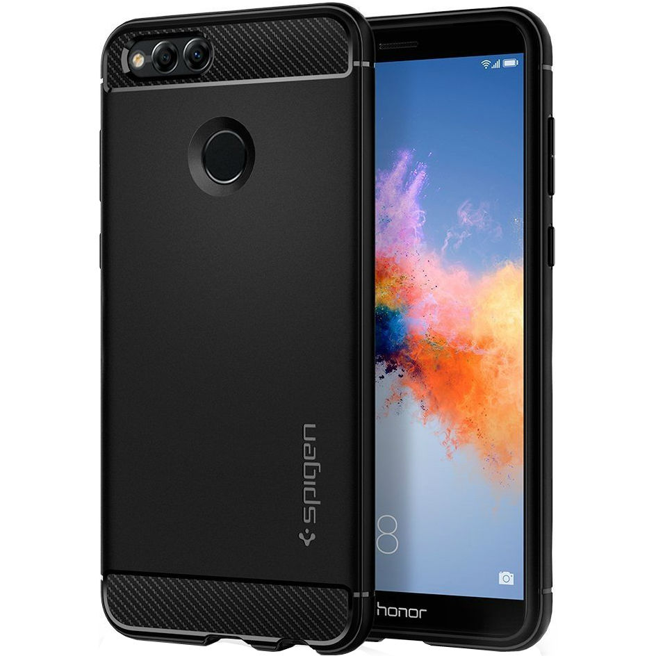 Чехол SPIGEN Honor 7X Rugged Armor Black (L20CS22666) - в интернет-магазине  Фокстрот: цены, отзывы, характеристики | купить в Киеве, Харькове,  Днепропетровске, Одессе - Украина