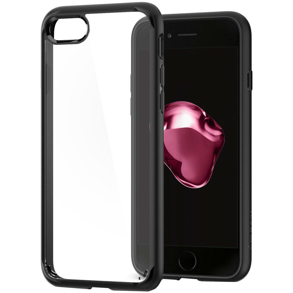 Чехол SPIGEN Ultra Hybrid 2 для iPhone 8/7 (042CS20926) Black