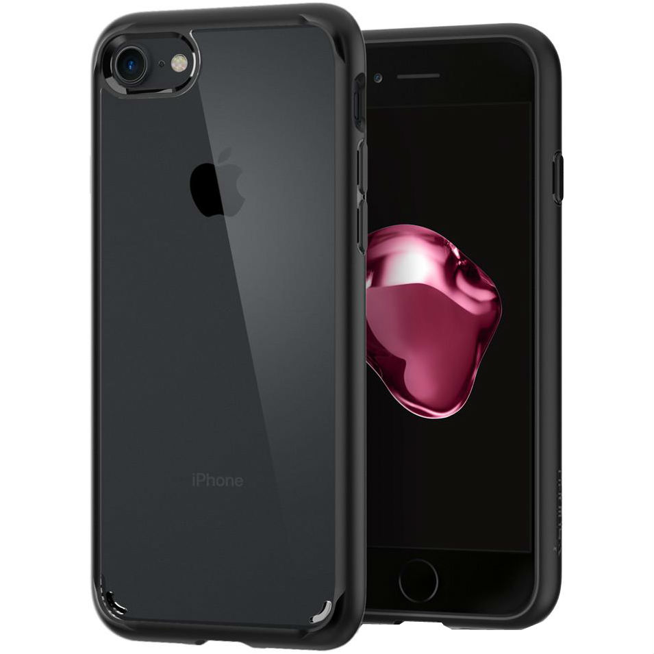 Чехол SPIGEN Ultra Hybrid 2 для iPhone 8/7 (042CS20926) Black Тип чехол-накладка