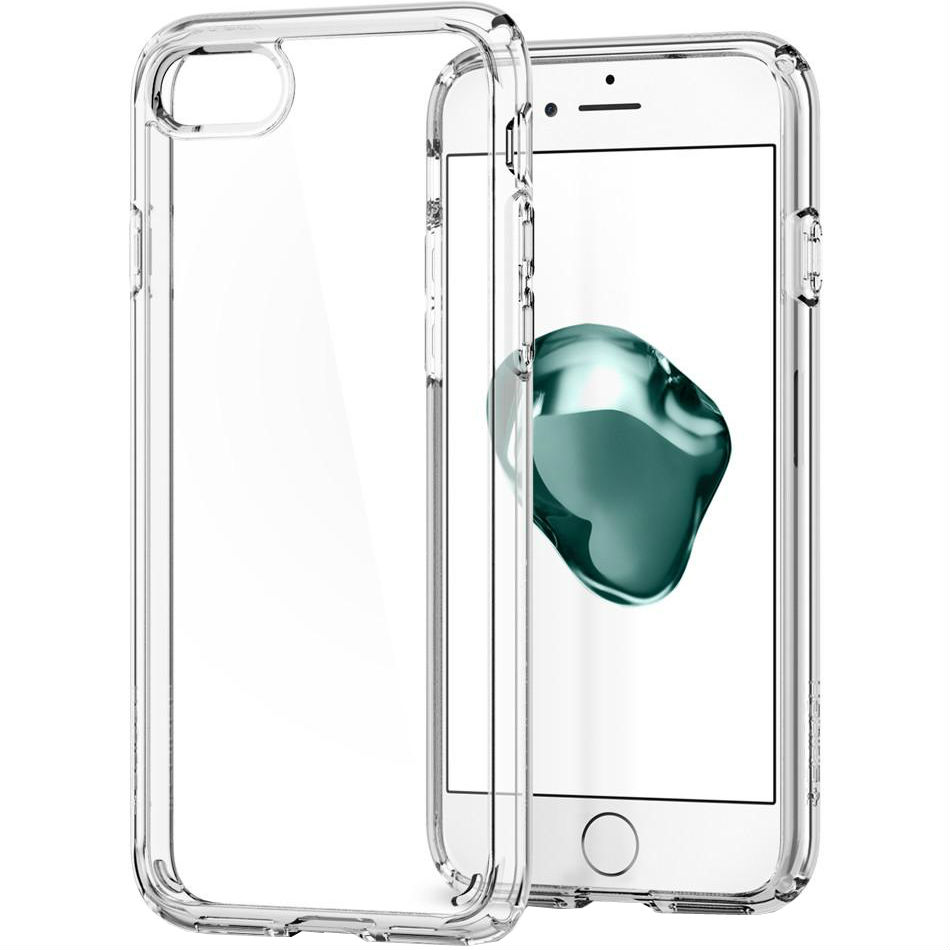 

Чехол SPIGEN Ultra Hybrid 2 для iPhone 8/7 (042CS20927) Crystal Clear, iPhone 8/7 Crystal Clear (042CS20927)