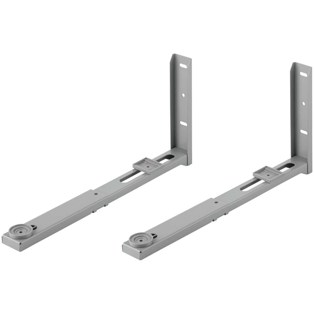 Крепление для микроволновой печи BRAVIS BM-InvisiMount45-G (00-00001227) Дополнительно Расстояние от стены: 450 мм; Фиксаторы ножек и  дюбеля для монтажа в комплекте