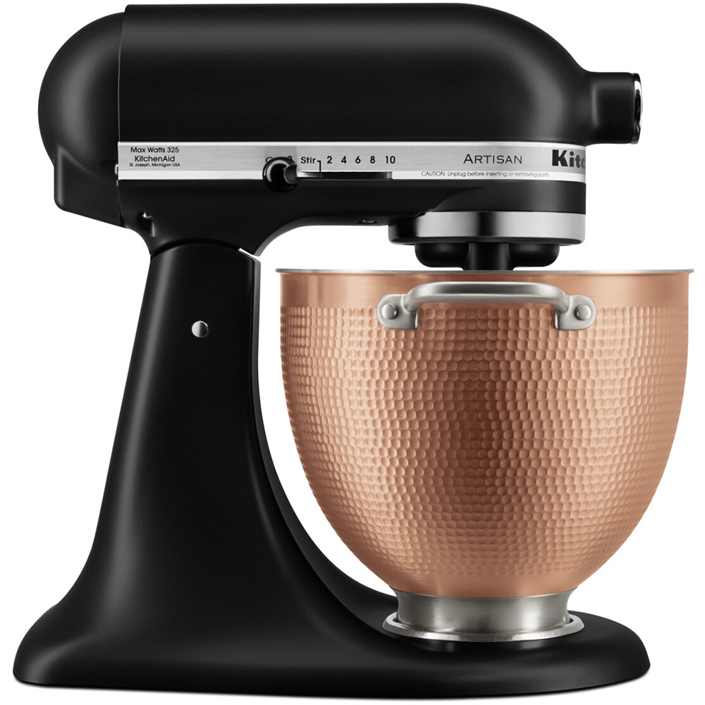 Чаша KITCHENAID 4,7 л Hammered Copper (5KSM5SSBCB) Сумісність Міксери KITCHENAID з похилою головкою об'ємом 4,3 л, 4,7 л та 4,8 л