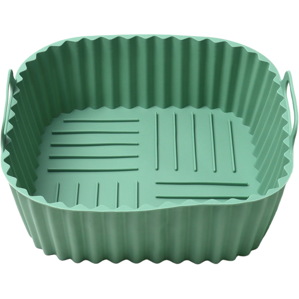 Форма RINGEL Herbal для аерогриля/духовки Airfryer 22x22x8.5см Green (RG-10221)