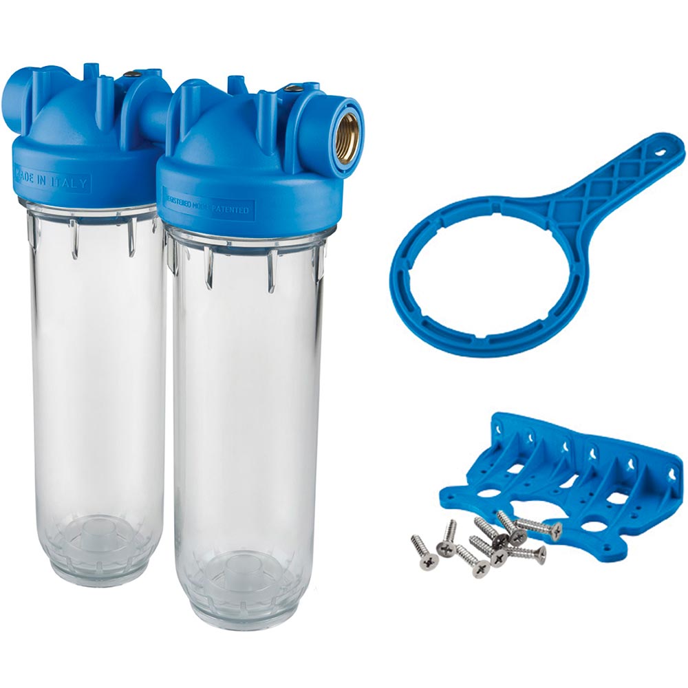 

Колба ATLAS FILTRI DP DUO TS 3/4" OT 20" (ZA1391401), Фильтр мех. очистки DP DUO TS 3/4" OT 20"