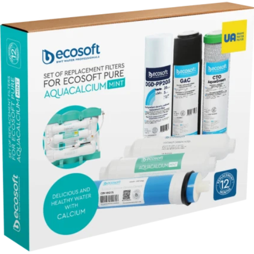 Комплект картриджів ECOSOFT P`URE AquaCalcium Mint (CHV6PUREMAC) Тип картридж