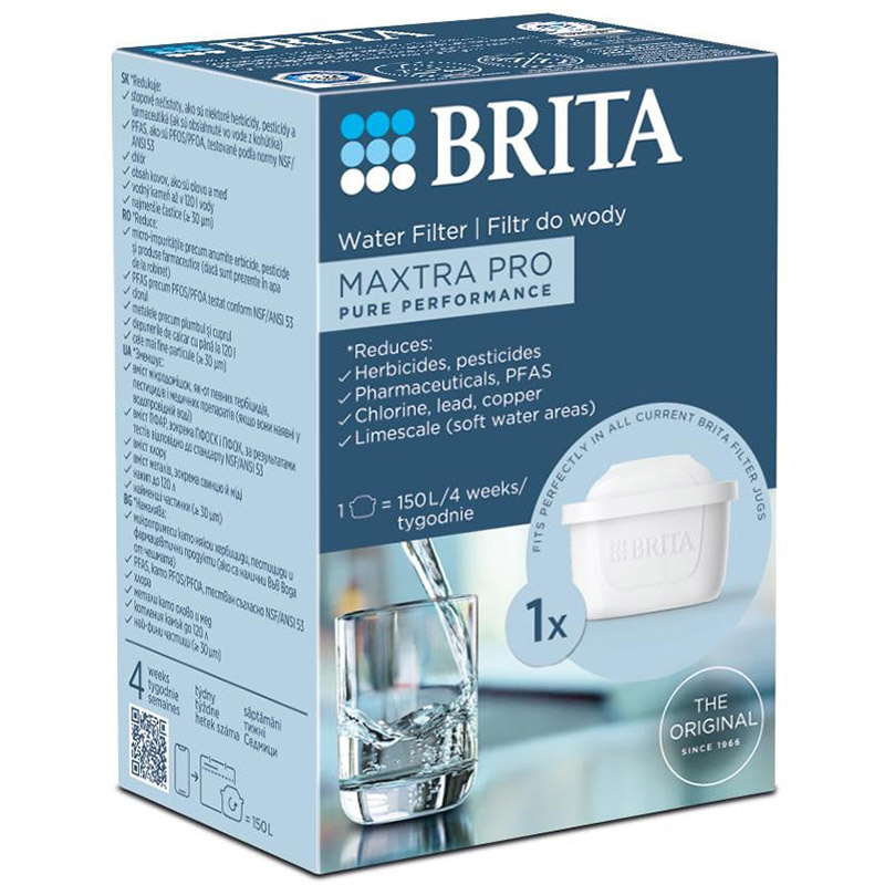 Картридж BRITA MXPro Pure Performance (1051750) Совместимость все фильтры-кувшины Brita Maxtra, кроме серии Classic