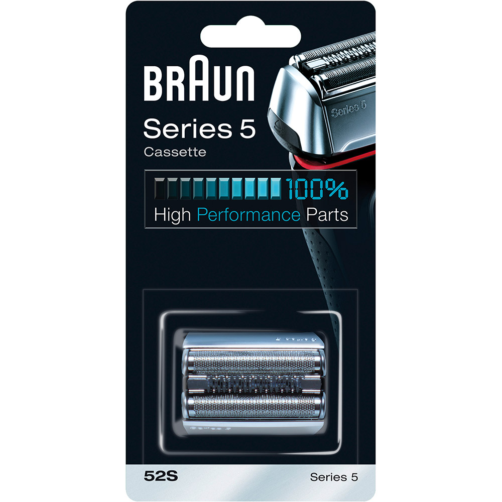 Сменная головка для электробритвы Braun Series 5 52S Silver (81394073) Совместимость Braun: 5020s, 5030s, 5040s, 5050cc, 5070cc, 5090cc. тип: 5748, 5749