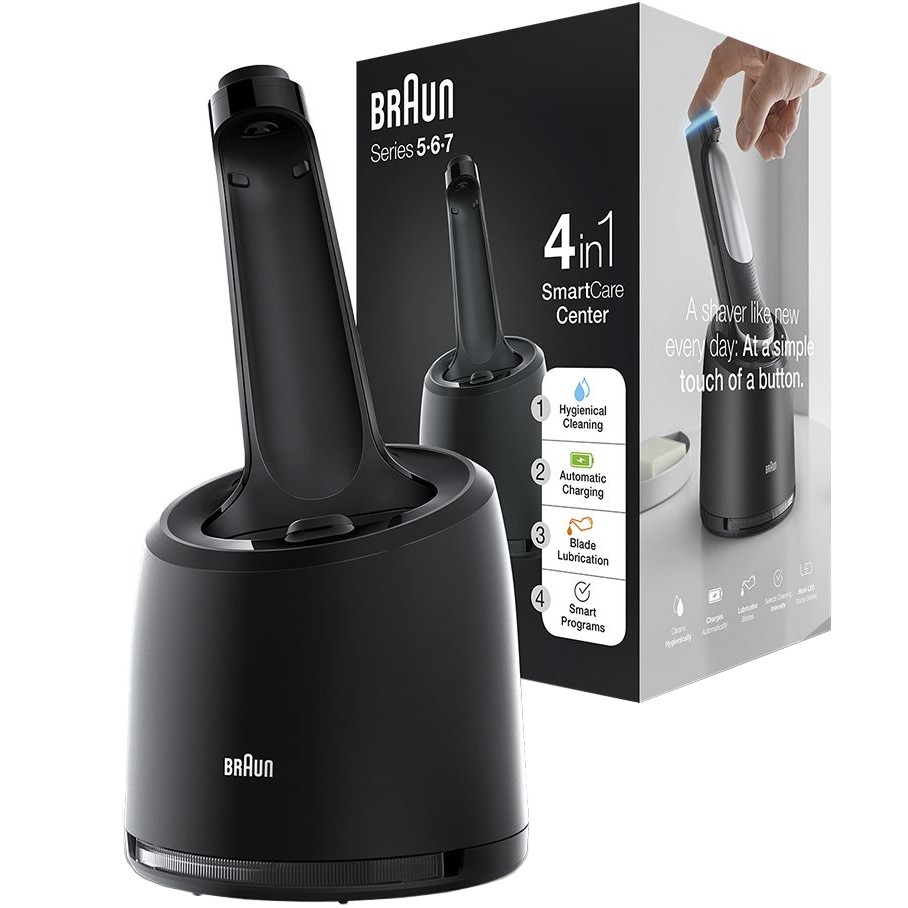 Система для очистки бритвы BRAUN Clean&Charge 0-CC BLK (81697133) Совместимость Series 5, Series 6, Series 7