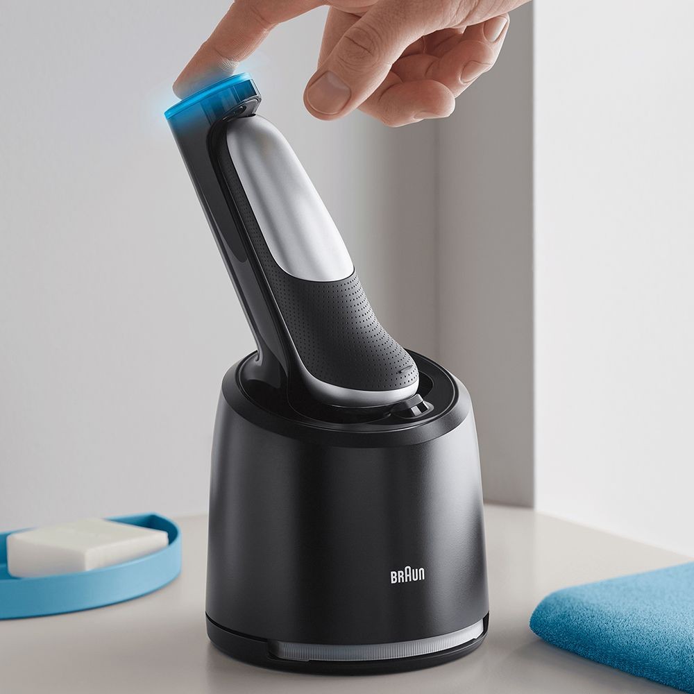 Фото 3 Система для очистки бритвы BRAUN Clean&Charge 0-CC BLK (81697133)