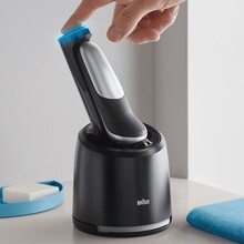 Система для очищення бритви BRAUN Clean&Charge 0-CC BLK (81697133)