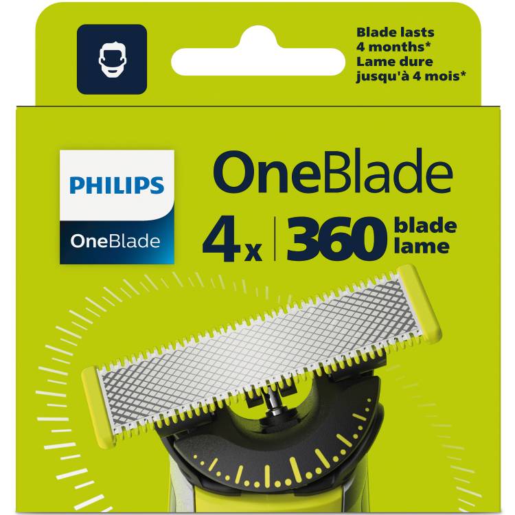 Плаваючі леза PHILIPS OneBlade 4 шт (QP440/50) Плаваючі леза PHILIPS OneBlade 4 шт (QP440/50)
