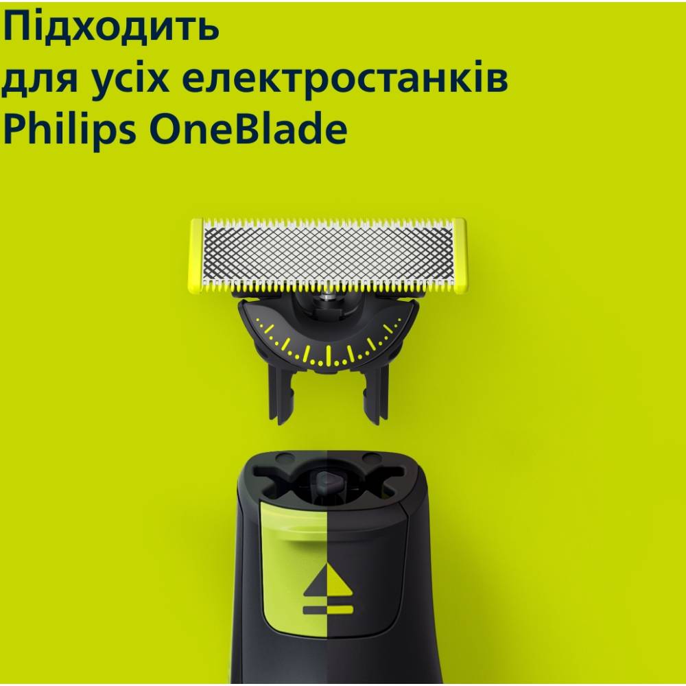 В Фокстрот Сменное лезвие Philips OneBlade 2 шт QP624/50