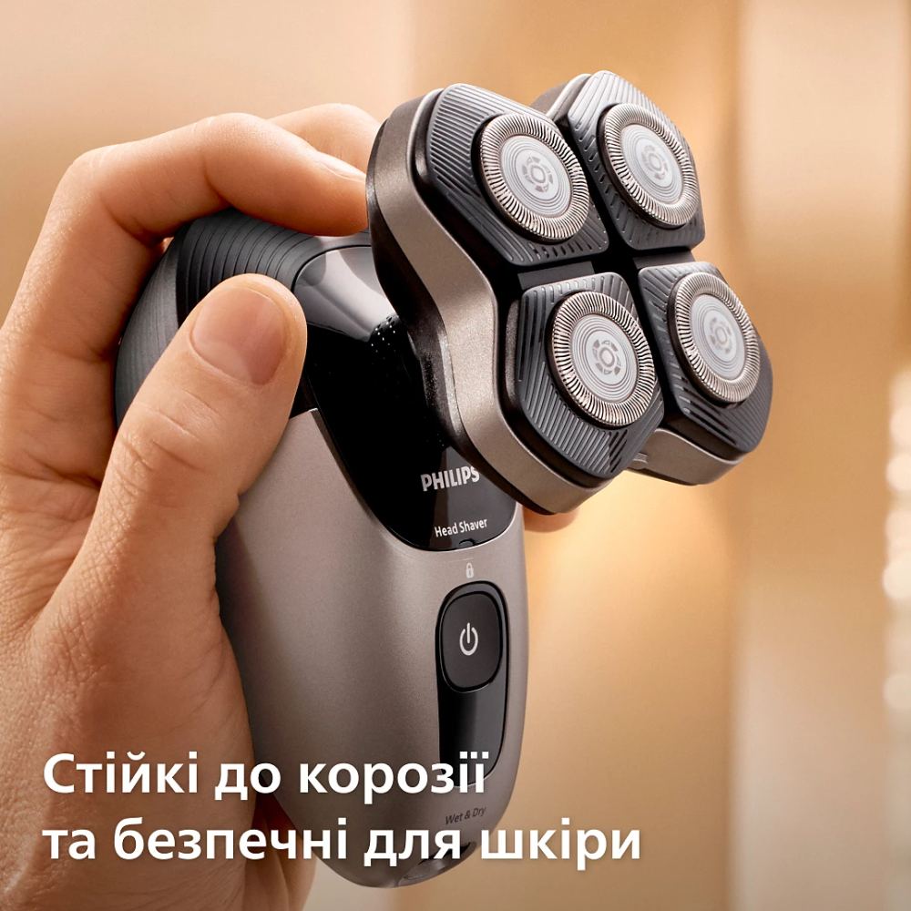 Набор бритвенных головок PHILIPS Head Shaver Pro HS740/15 4 шт Особенности Лезвия ComfortCut; Система бритья с антикоррозионным покрытием