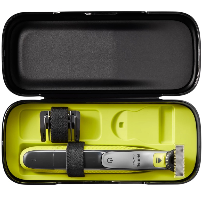 Футляр для тримера PHILIPS OneBlade QP401/30 Особливості Для тримера, зарядного кабелю USB-A та 1-го гребеня