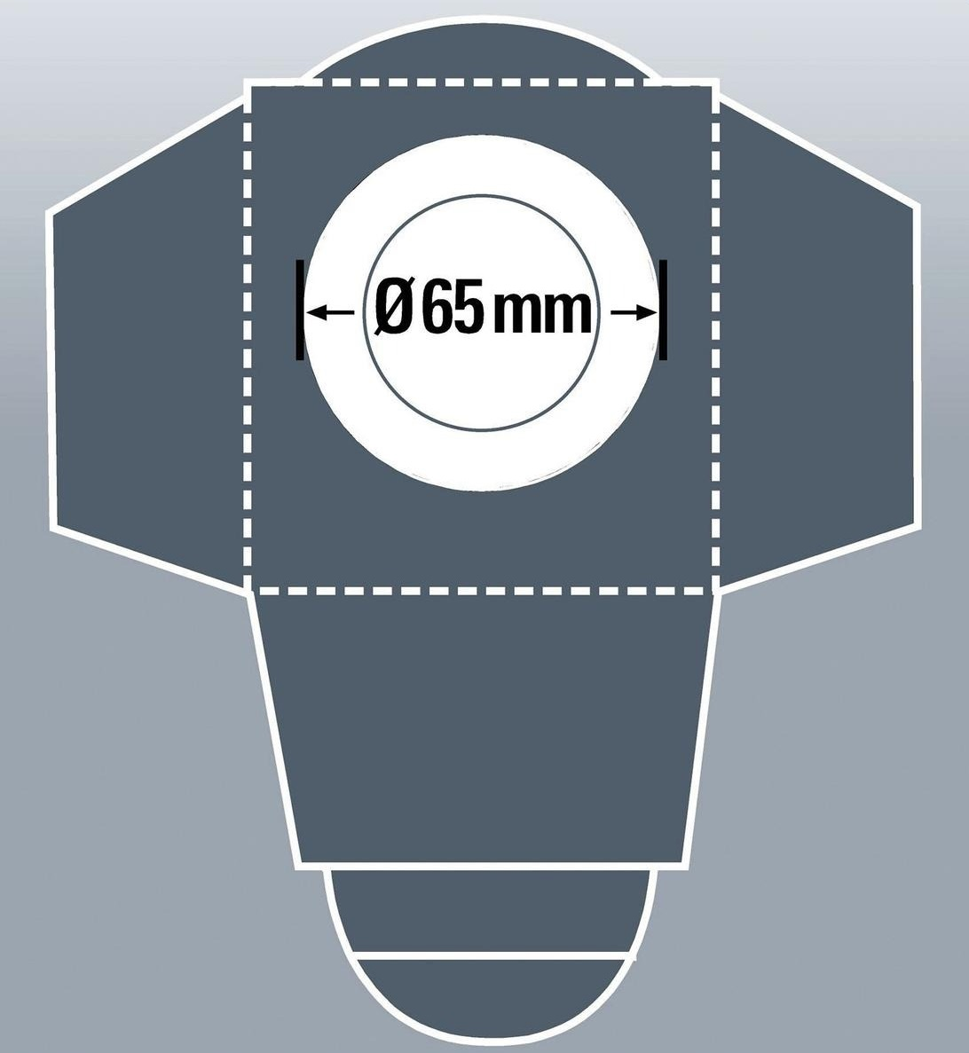 Мішок для пилососу EINHELL 25 л 5 шт (2351150) Об’єм 25