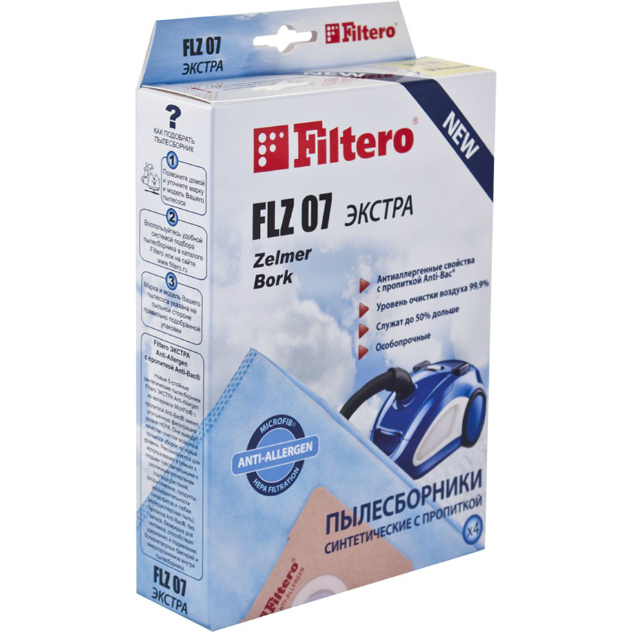 

Пылесборник FILTERO FLZ 07(4) Экстра, FLZ 07(4) Экстра
