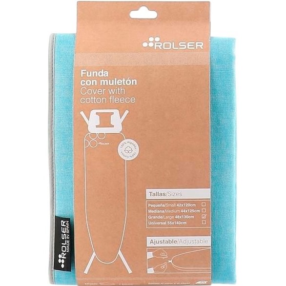 Чехол ROLSER Muleton Turquesa 130 x 48 см (FUR003-2088) Материал подкладки мулетон 