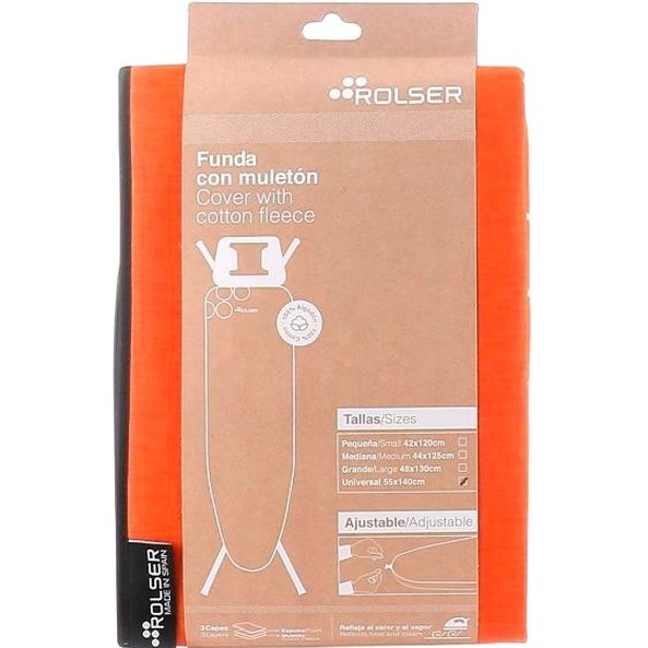Чехол ROLSER Muleton Mandarina 140 x 55 см (FUR004-2089) Материал подкладки мулетон 