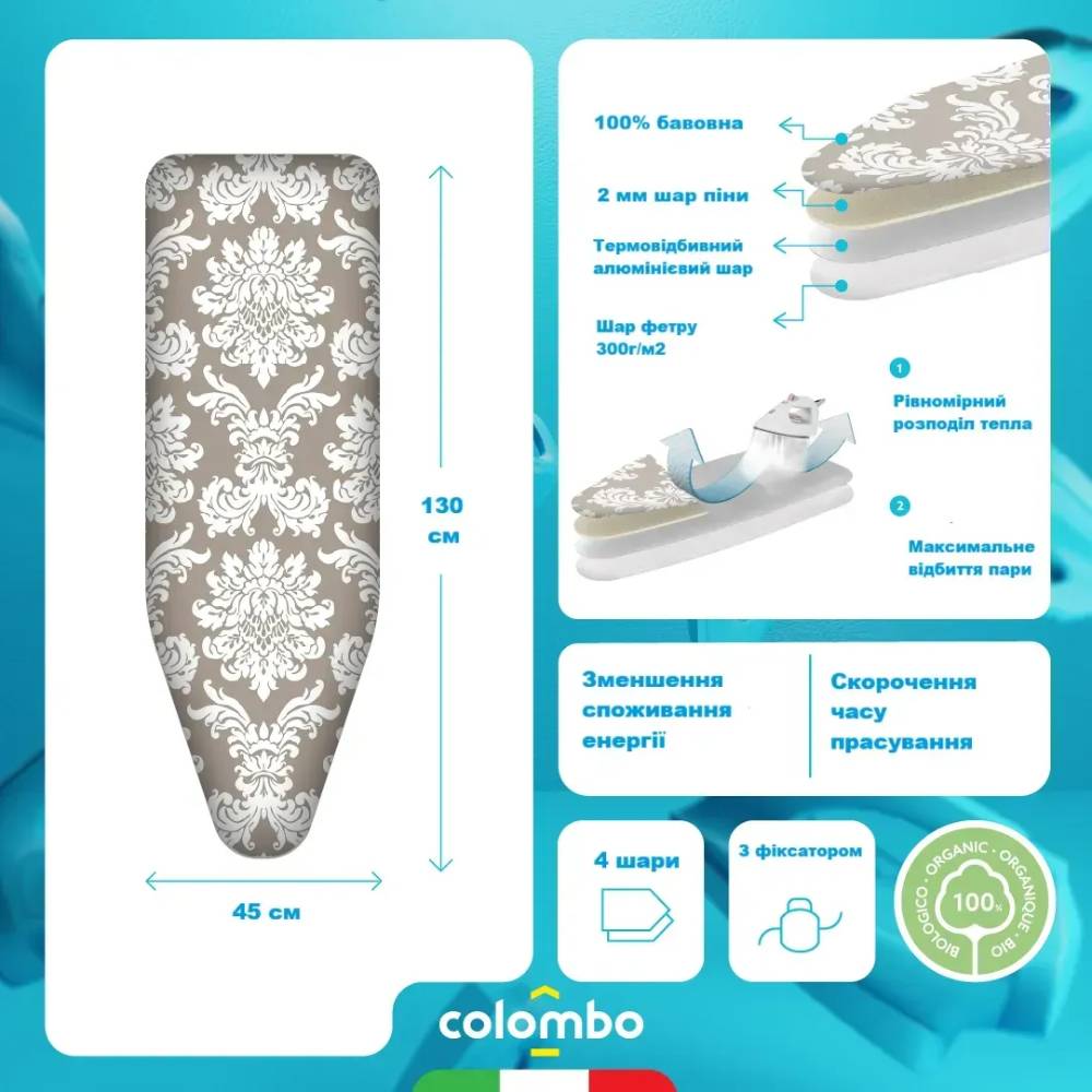 Чехол для доски COLOMBO Thermoreflectant (COP630) Материал подкладки войлок