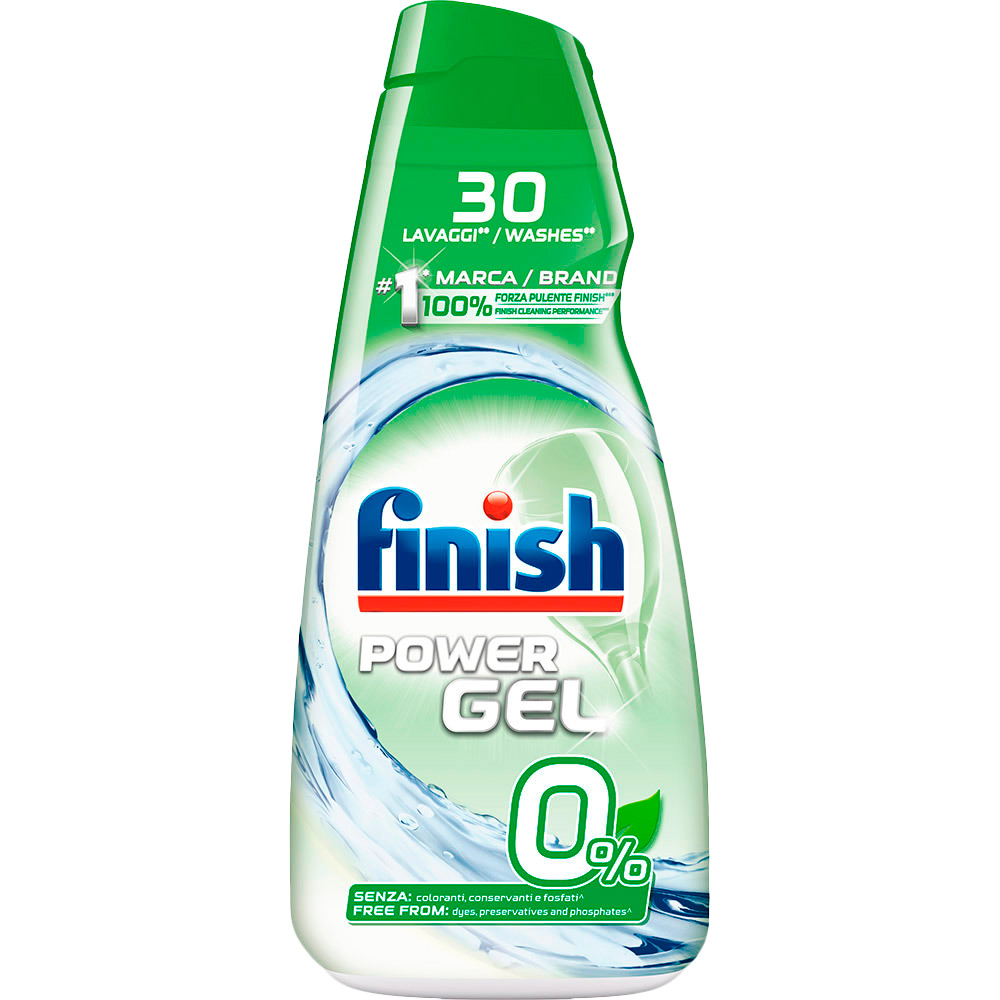 

Средство для мытья посуды FINISH Power All in One Gel 0% 600 мл (3213986), ZERO AIO GEL 600 ml