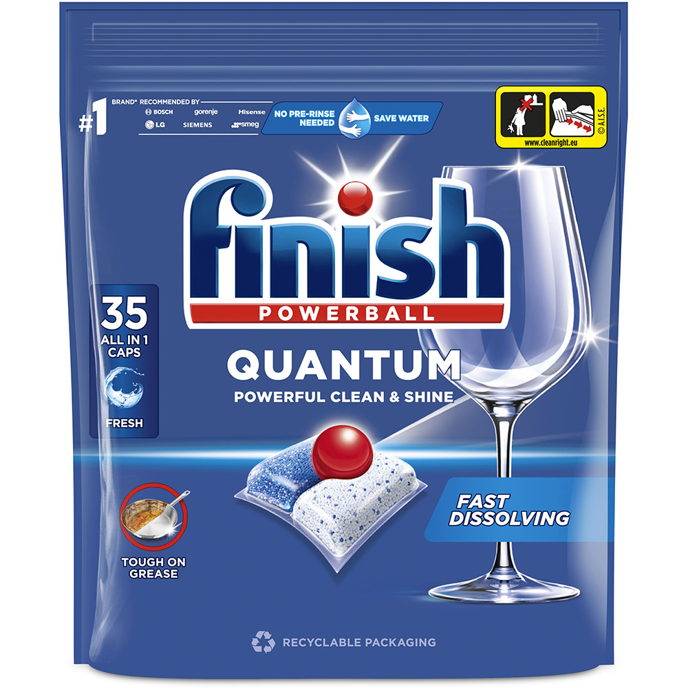 Таблетки для посудомийних машин FINISH Quantum Ultimate 35 шт (5908252005215) Таблетки для посудомийних машин FINISH Quantum Ultimate 35 шт (5908252005215)