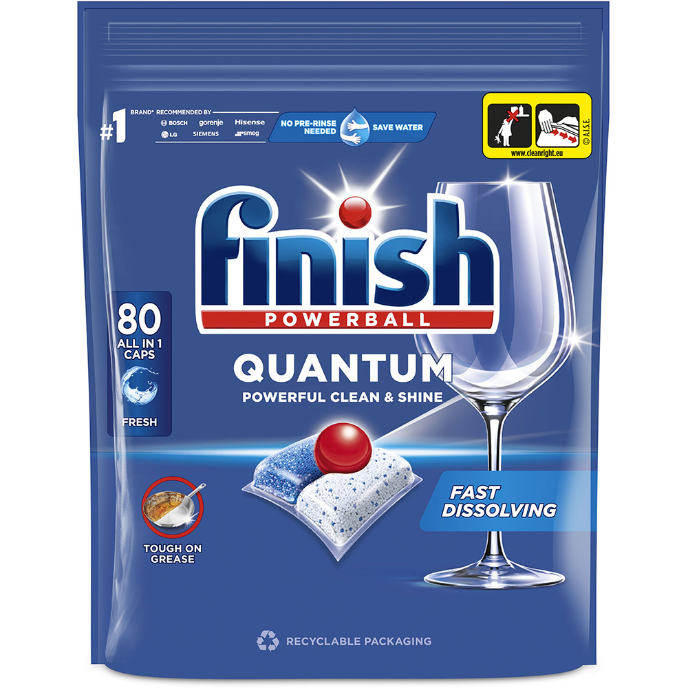 Таблетки FINISH Quantum All in 1 80 таблеток (5908252011490) Таблетки FINISH Quantum All in 1 80 таблеток (5908252011490)