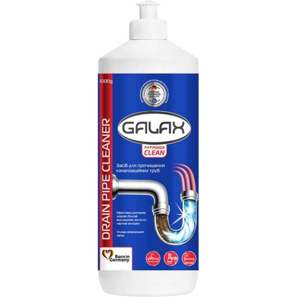 Засіб для прочищення каналізаційних труб GALAX PowerClean 1 л (4260637720153) Засіб для прочищення каналізаційних труб GALAX PowerClean 1 л (4260637720153)