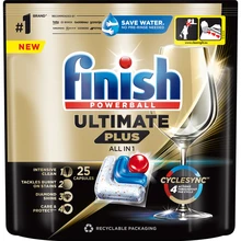 Капсули для посудомийних машин FINISH Ultimate Plus All in 1 25 шт (5908252010950)