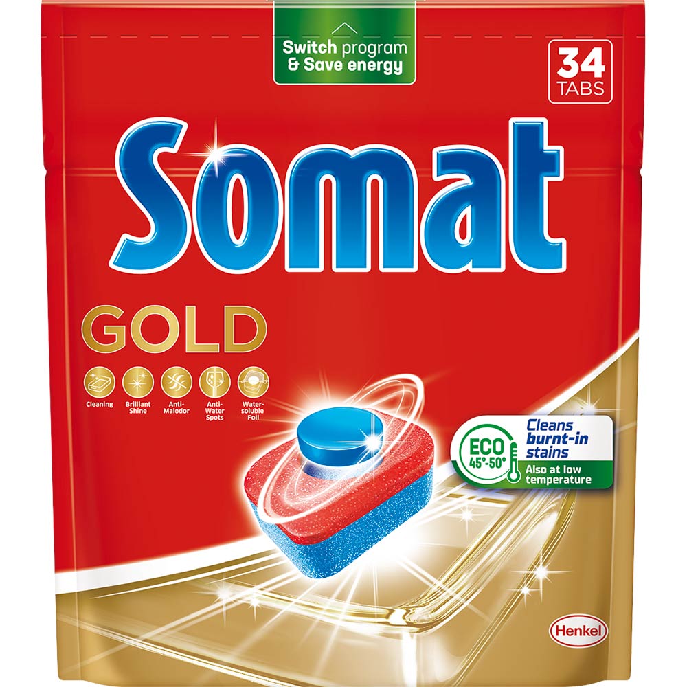 Таблетки для посудомийної машини SOMAT Gold 34 шт (2955555)